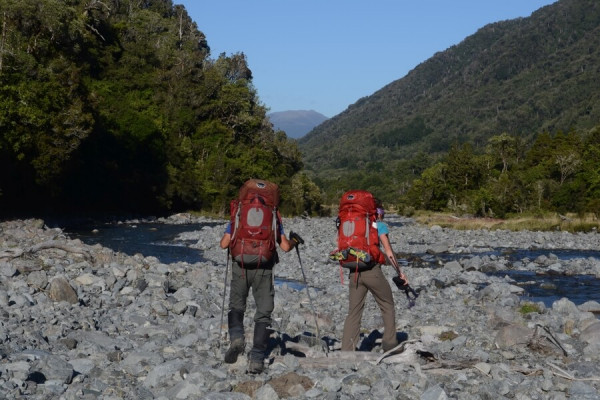 Te Araroa walkers in Arthurs Pass Photo credit Margaret Hedderman